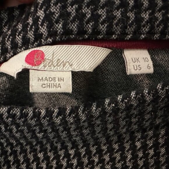 Boden Houndstooth Pullover (Gray/Black) - Picture 4 of 4